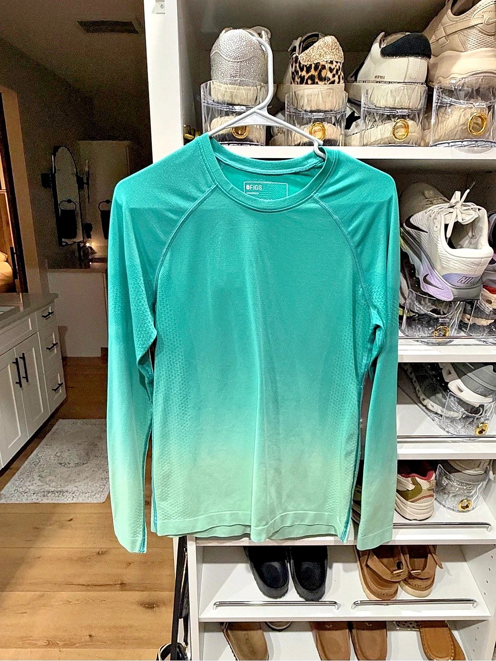 FIGS Women’s Salta Long Sleeve - Limited Edition Ombré Mariner